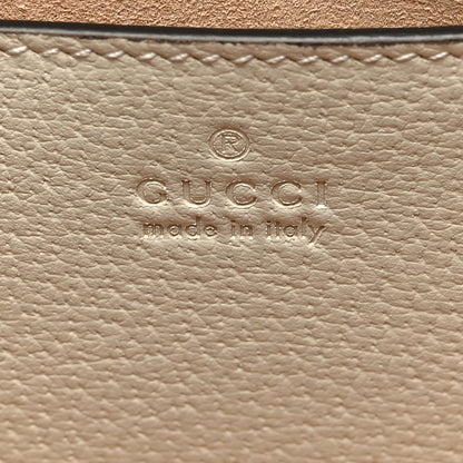 Gucci GG Supreme Monogram Textured Dollar Calfskin Web Small Ophidia Tote Bag Beige Ebony Mystic White 6 of 9