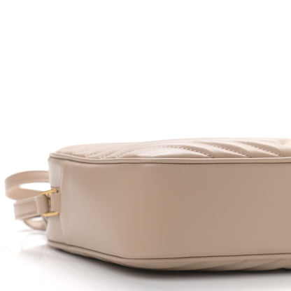 Saint Laurent Calfskin Matelasse Monogram Lou Camera Bag Dark Beige 9 of 11