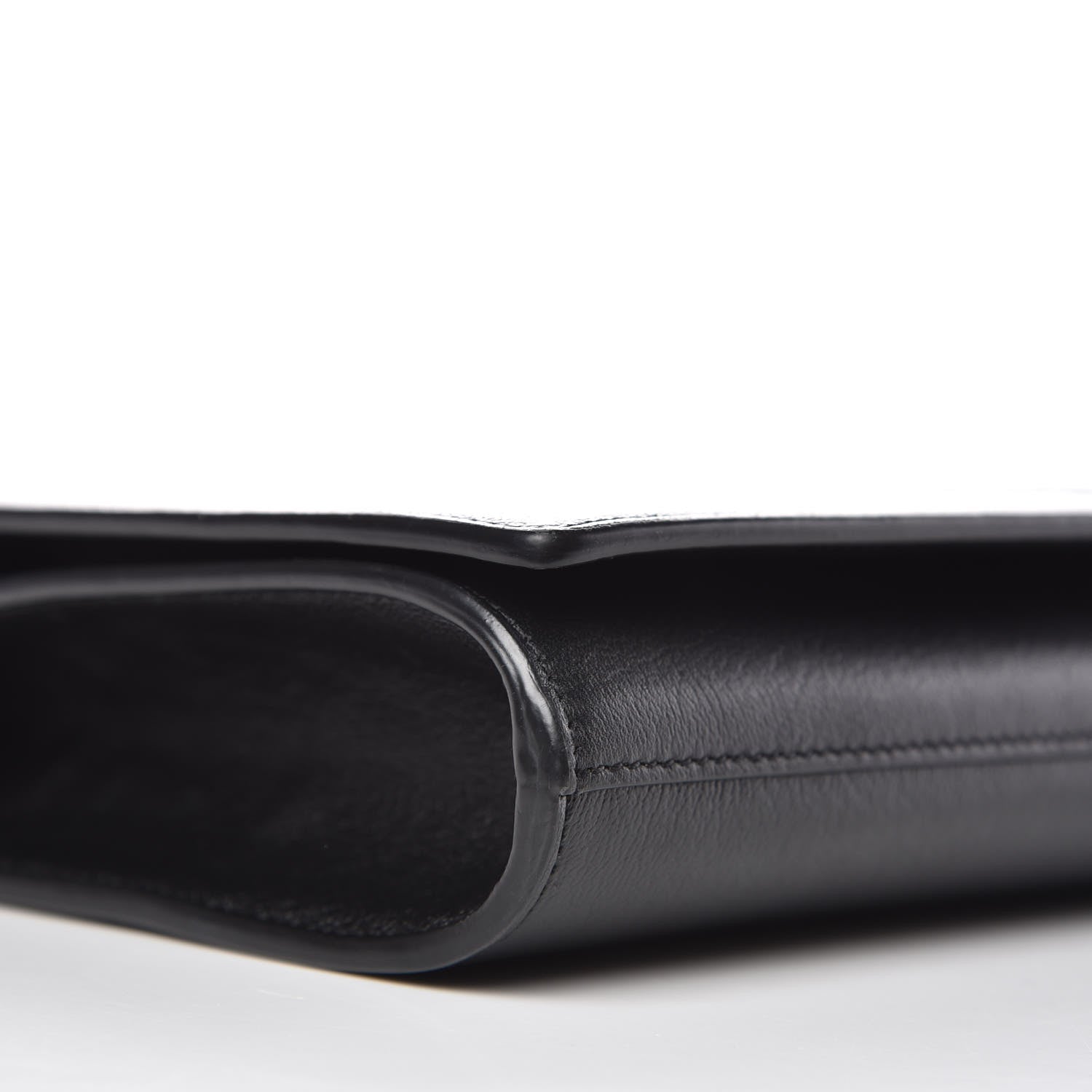 Saint Laurent Calfskin Monogram Large Belle De Jour Clutch Black 9 of 10