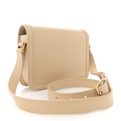 Saint Laurent Smooth Calfskin Small Solferino Satchel Ivory Natural 3 of 14