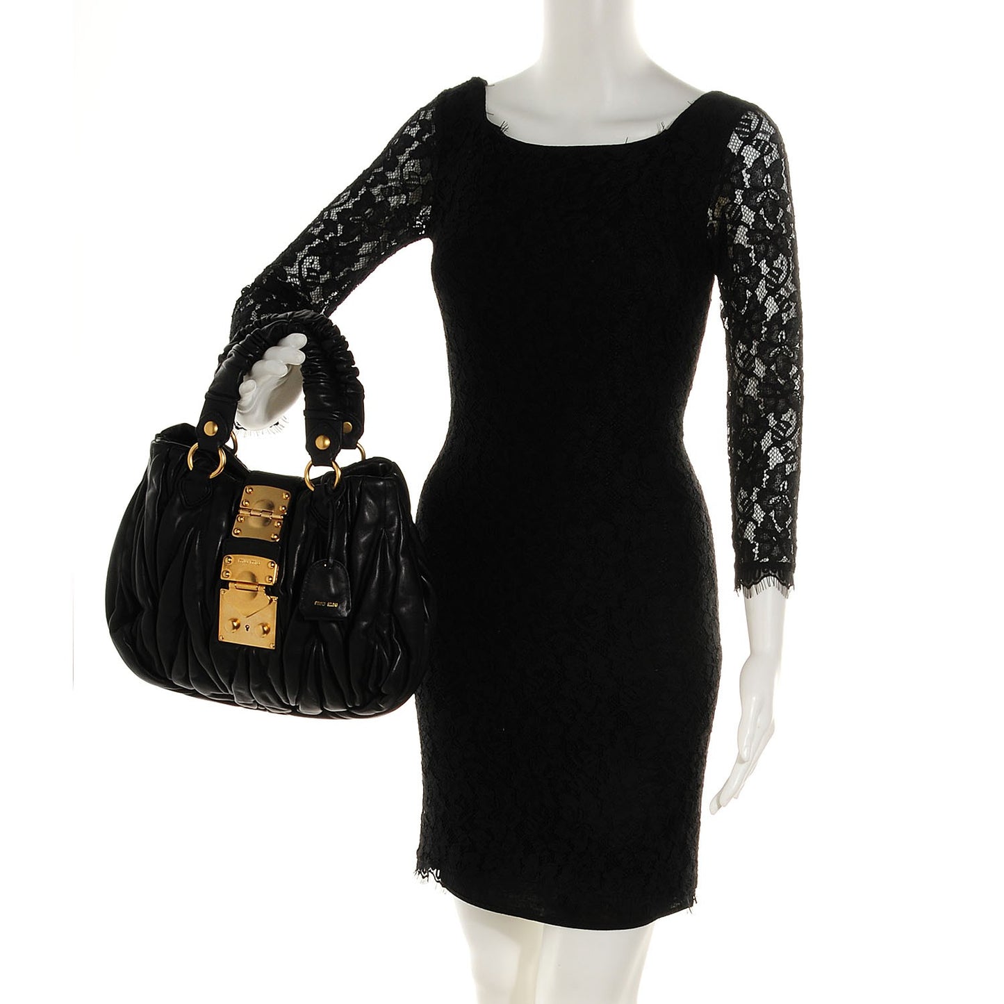 Nappa Matelasse Tote Nero Black