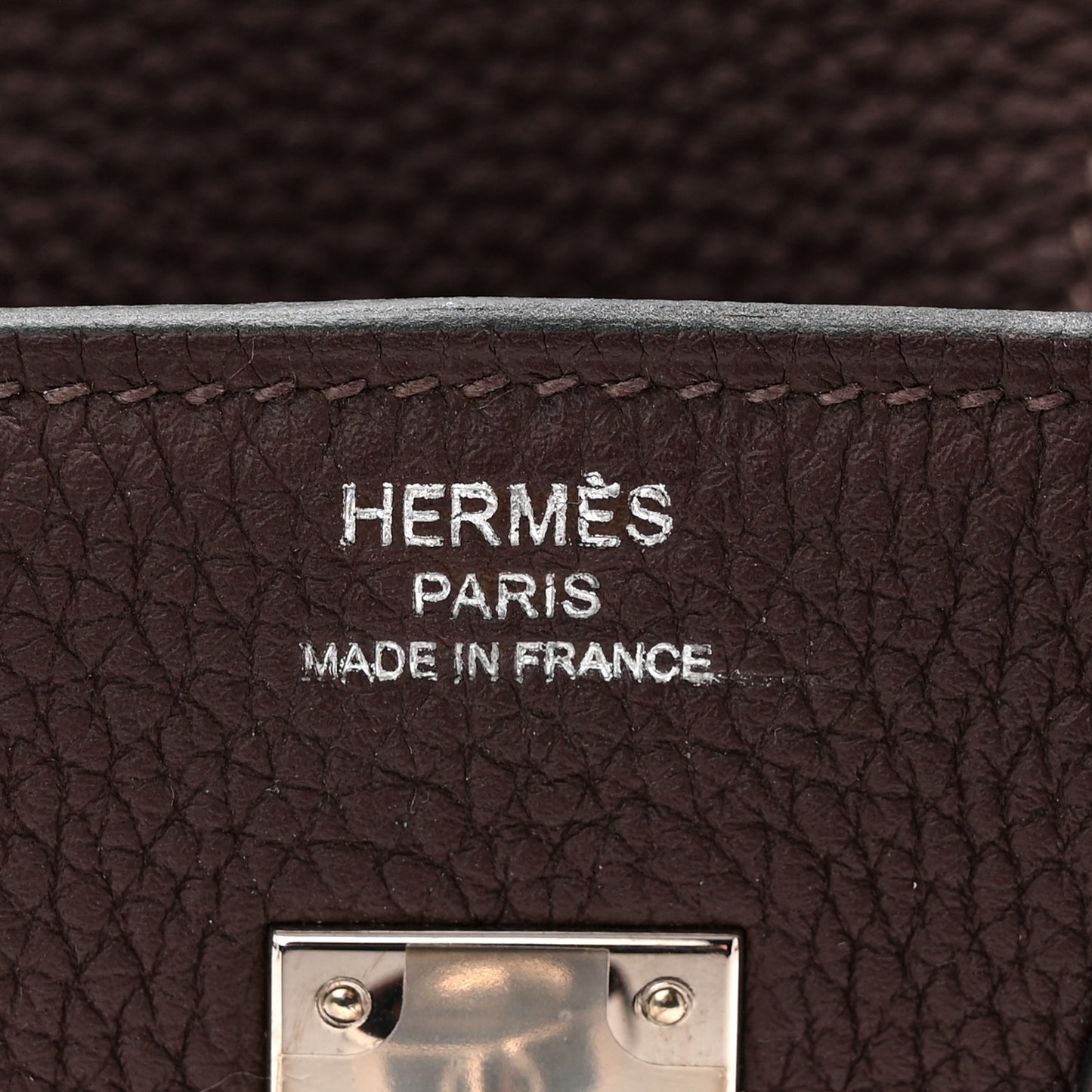 Togo Birkin 25 Chocolate