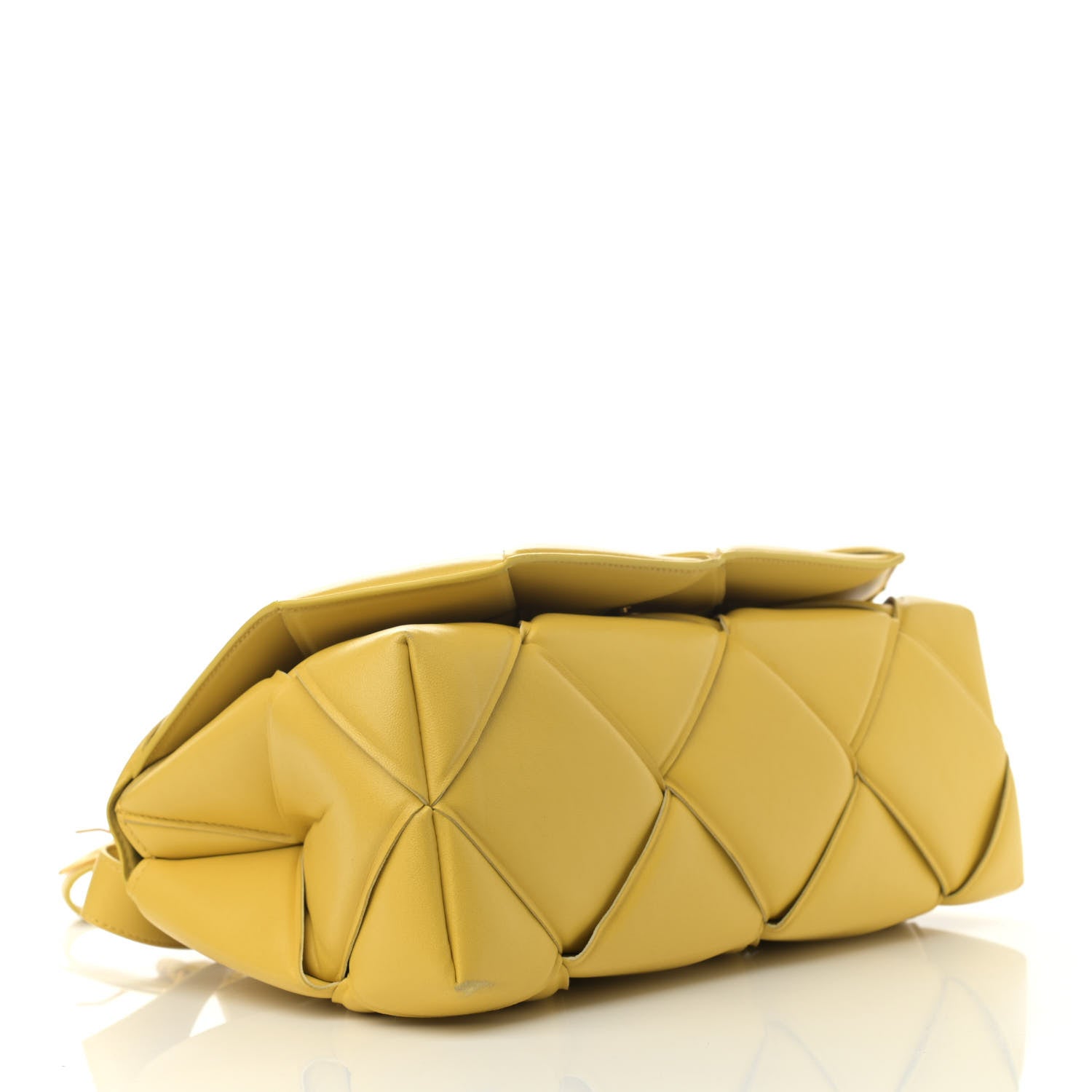 Bottega Veneta Nappa Intreccio Padded Top Handle Shoulder Bag Corn 4 of 11