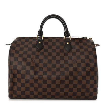 Louis Vuitton Damier Ebene Speedy 35 1 of 10