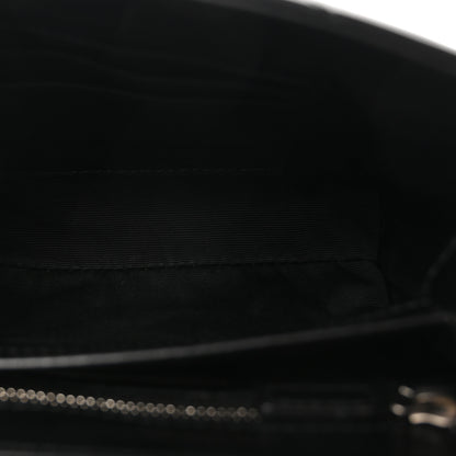 Saint Laurent Calfskin Y Quilted Monogram Toy Loulou Crossbody Bag Black 5 of 9