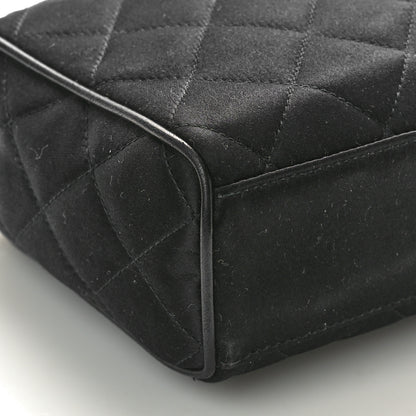 Chanel Satin Quilted Tassel Camera Case Black 9 of 10