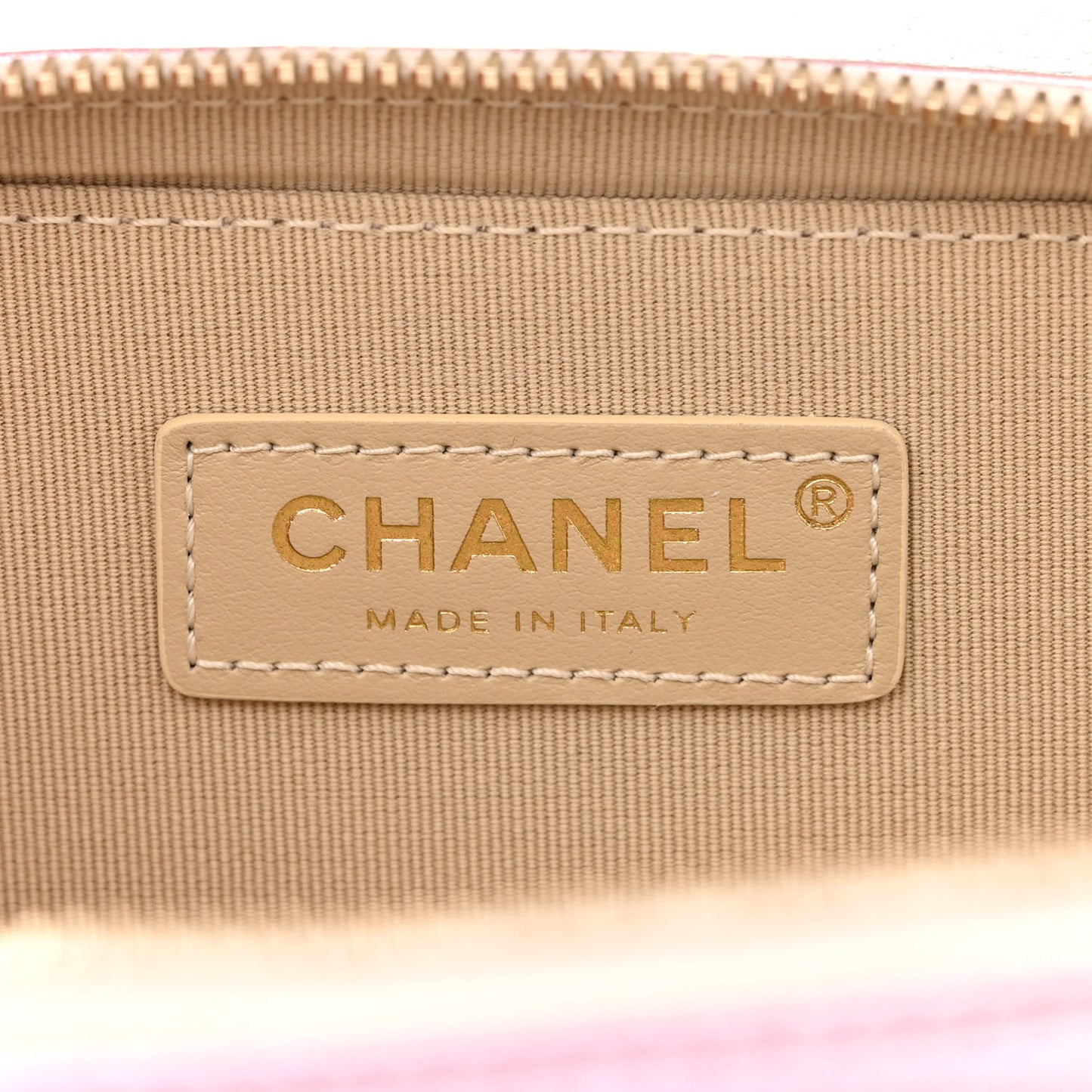 Metallic Lambskin Like A Wallet Flap Golden Pink