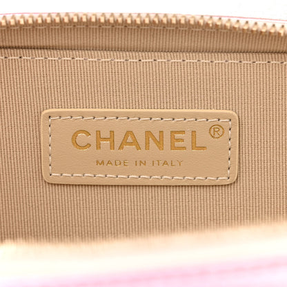 Chanel Metallic Lambskin Like A Wallet Flap Golden Pink 7 of 12