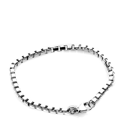 Tiffany Sterling Silver 4mm Venetian Link Bracelet 2 of 4