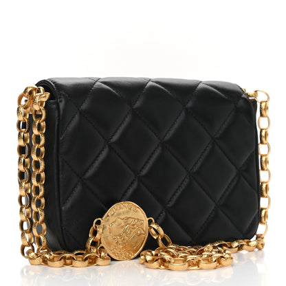 Chanel Lambskin Quilted Small CC Coin Flap Bag Black 3 of 10