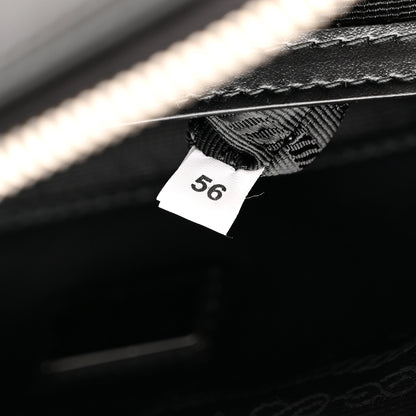 Prada Spazzolato Medium Brique Crossbody Bag Black 7 of 10