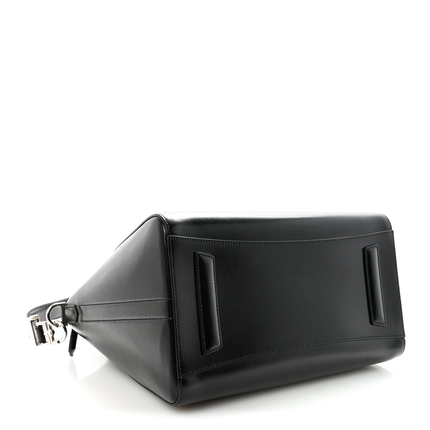 Shiny Lord Calfskin Medium Antigona Black