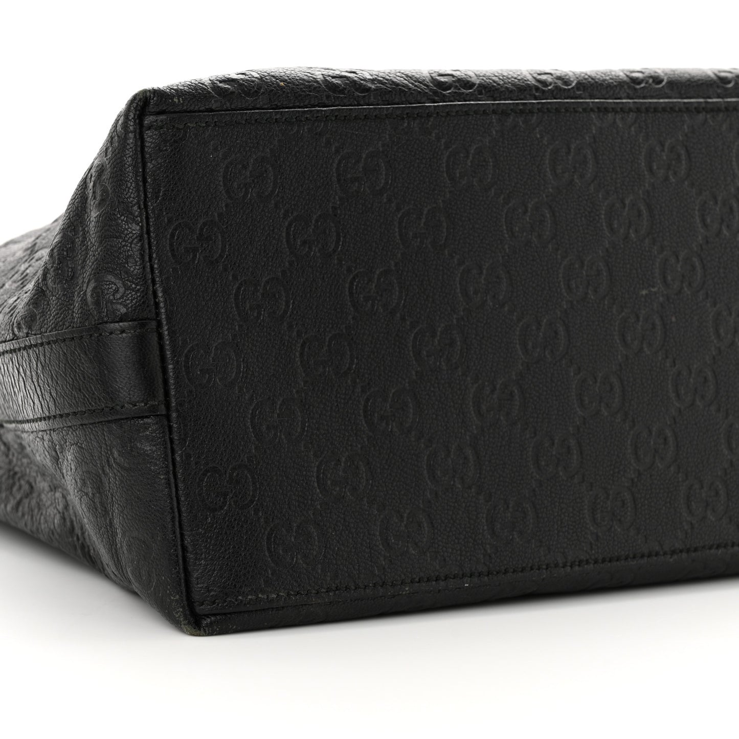 Guccissima Large Hobo Black