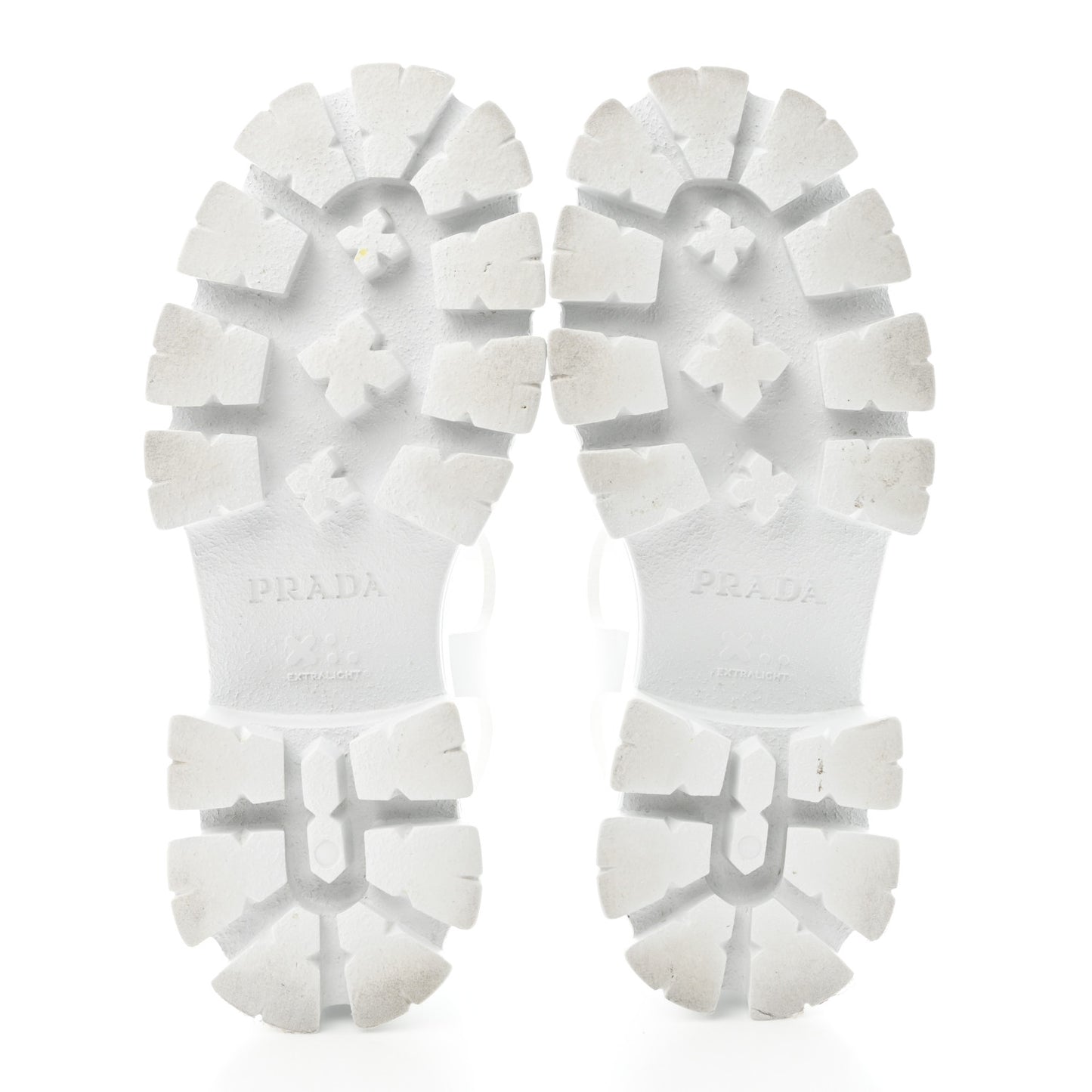 Foam Rubber Metal Triangle Logo Monolith 55mm Cage Sandals 35 White