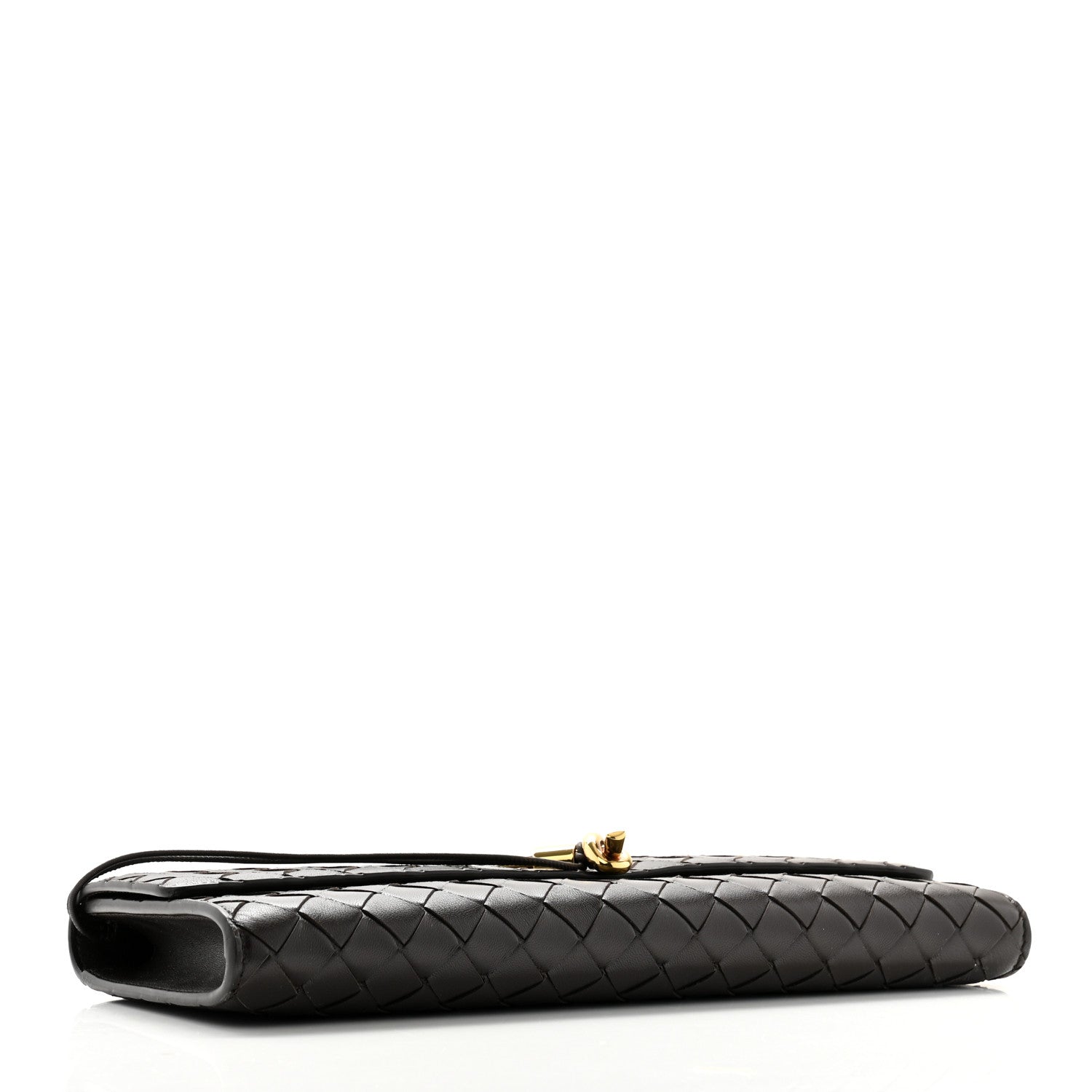 Bottega Veneta Nappa Intrecciato Long Andiamo Top Handle Clutch Fondant 4 of 8