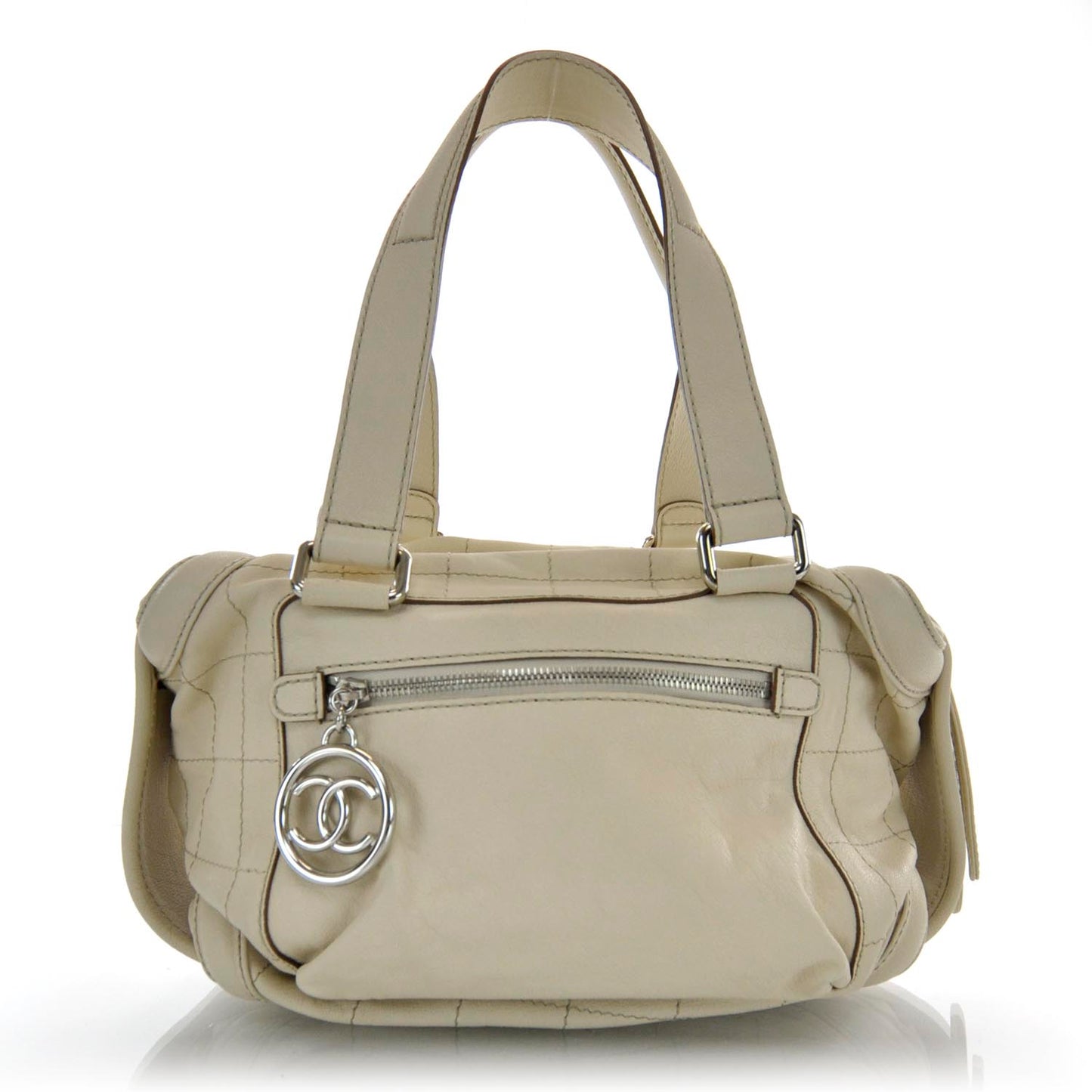 Leather Essential Bowler Ivory