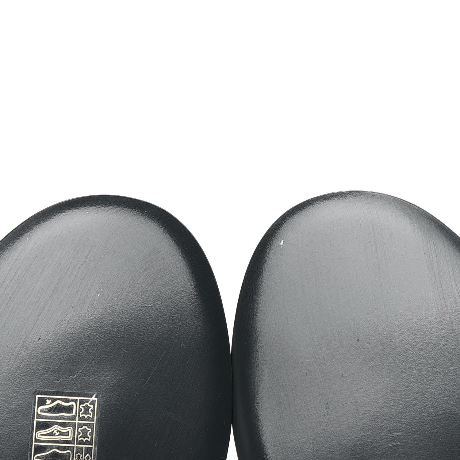 Chanel Lambskin Crystal CC Thong Sandals 41 Navy Blue 5 of 5
