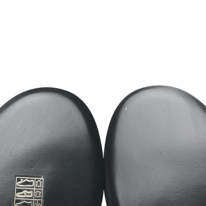 Chanel Lambskin Crystal CC Thong Sandals 41 Navy Blue 5 of 5