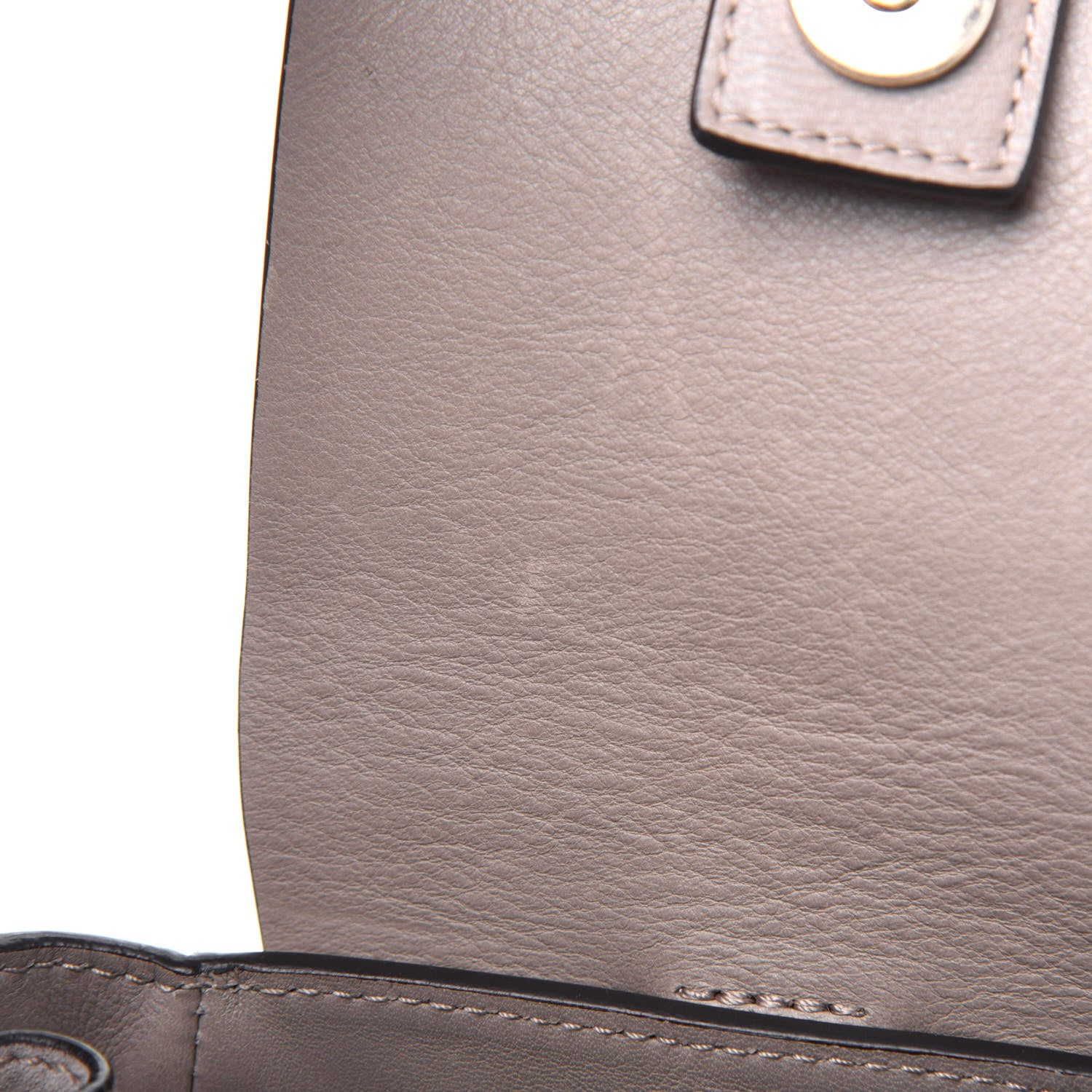 Chloe Suede Calfskin Mini Faye Backpack Motty Grey 10 of 17