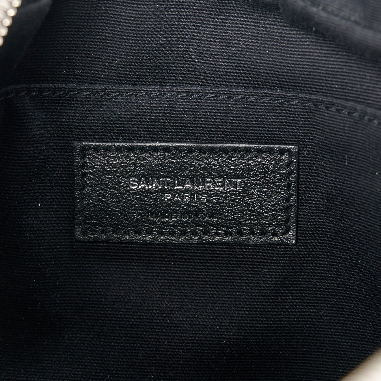 Saint Laurent Lambskin Suede Monogram Small Lou Camera Bag  Fog 6 of 10