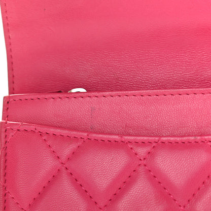 Chanel Lambskin Quilted Small Flap Wallet Pink 15 of 18