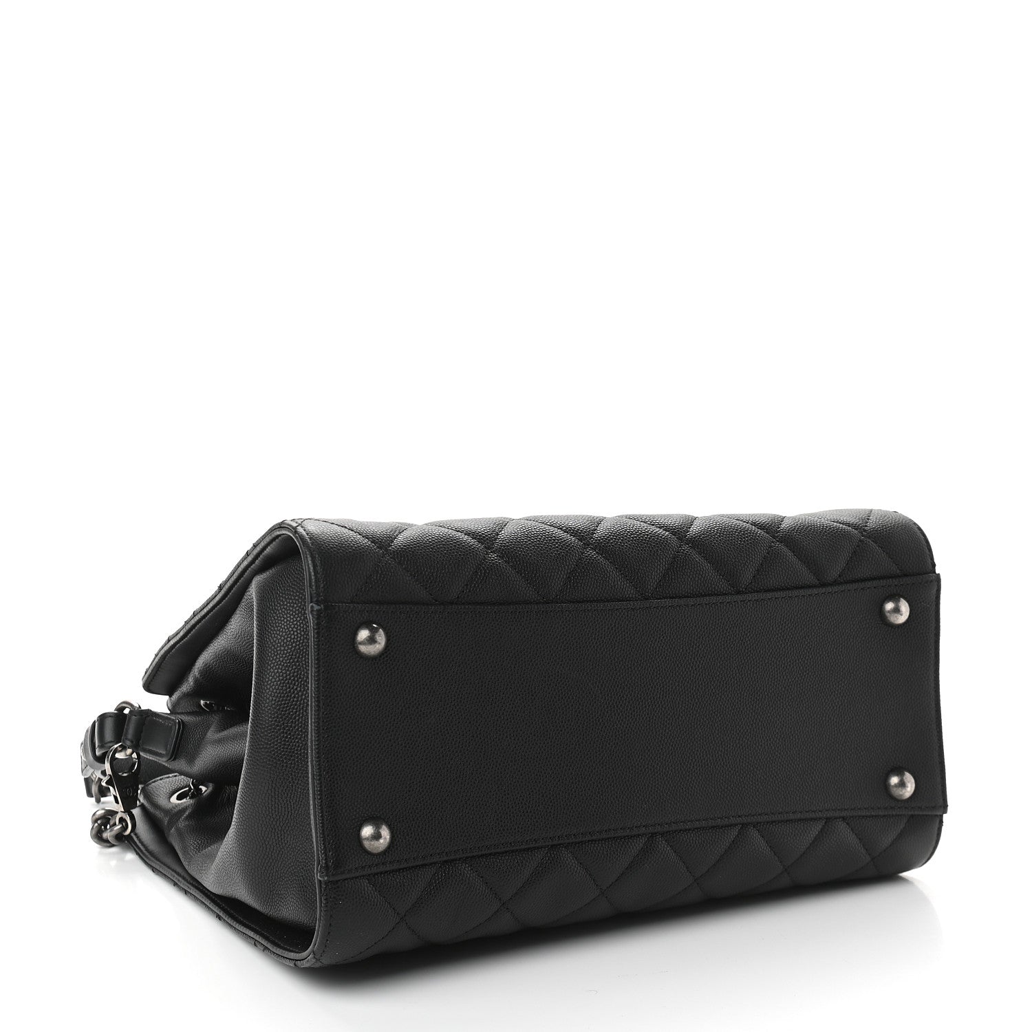Chanel Caviar Quilted Medium CC Bucket Bag Black 4 of 9