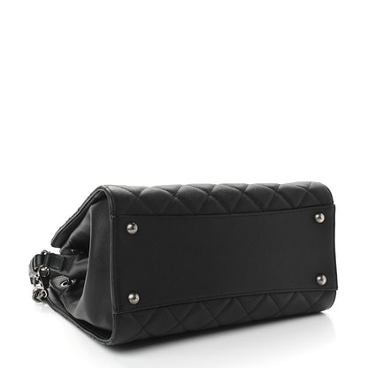 Chanel Caviar Quilted Medium CC Bucket Bag Black 4 of 9