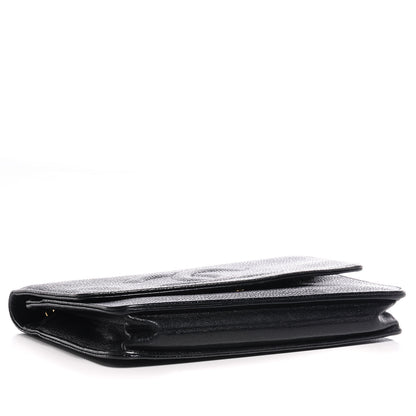Chanel Caviar Timeless CC Wallet on Chain WOC Black 4 of 8