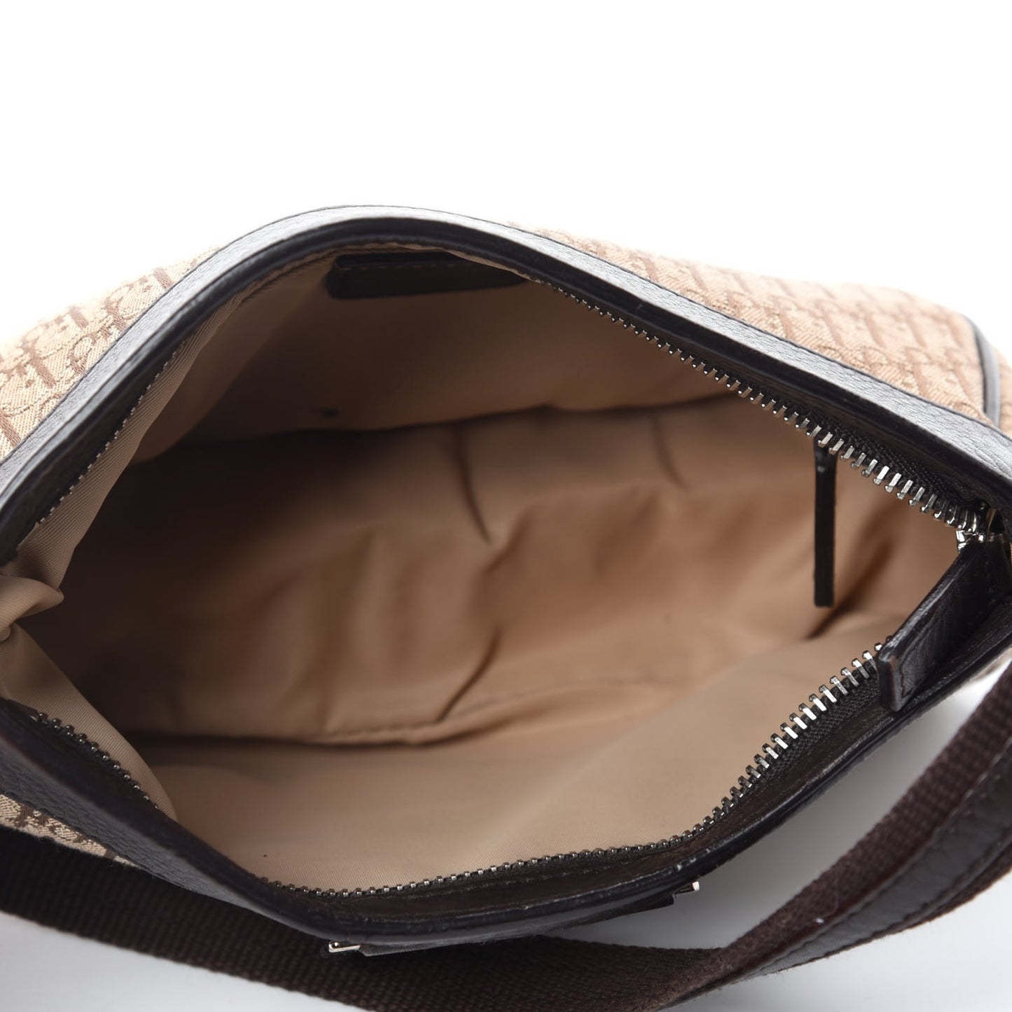 Monogram Shoulder Bag Brown Beige