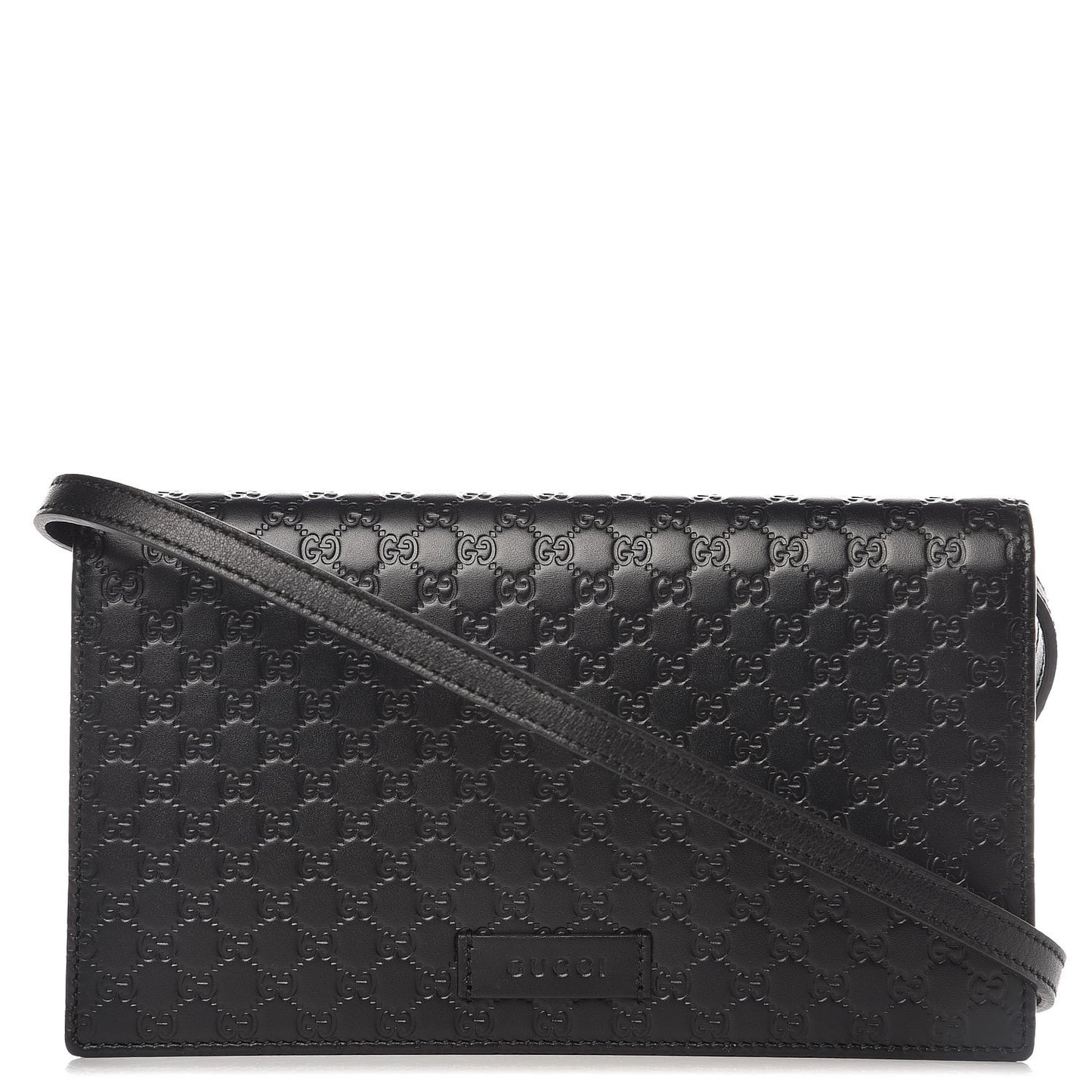 Microguccissima Chain Wallet Black