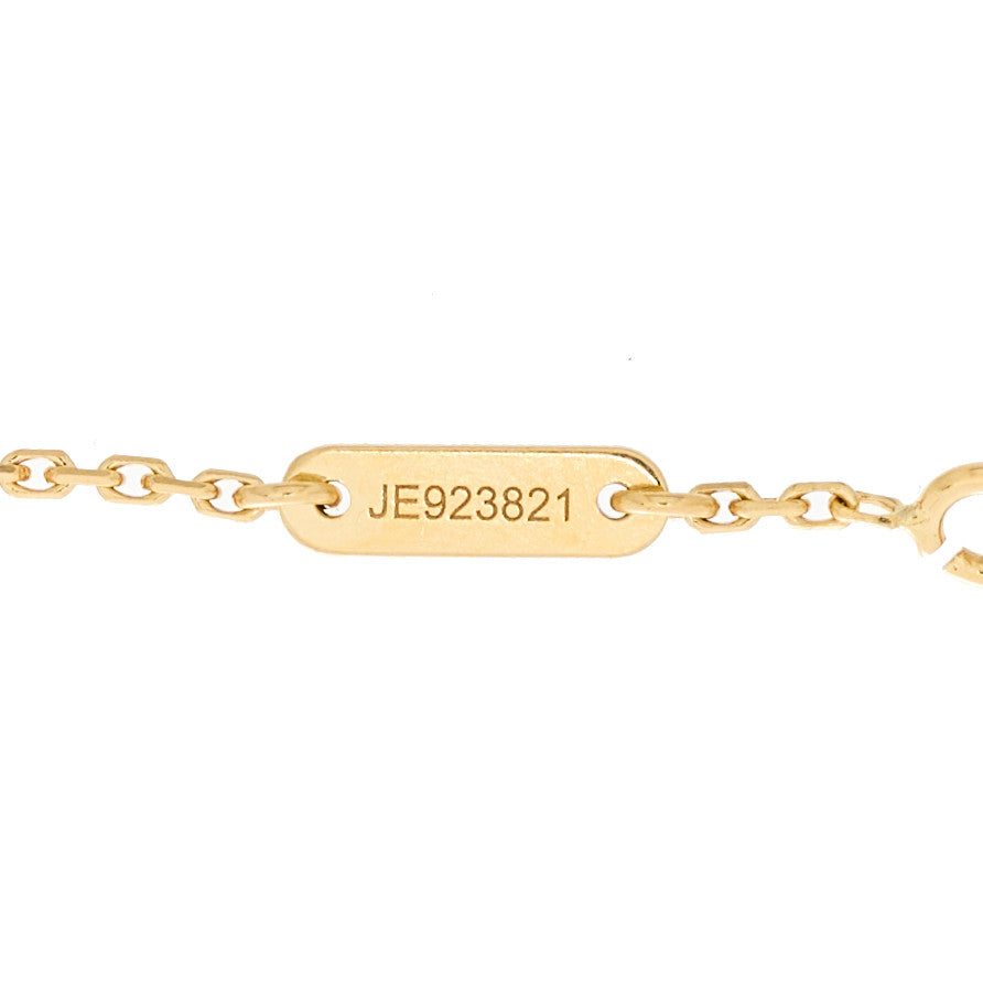 Van Cleef & Arpels 18K Yellow Gold Mother of Pearl Sweet Alhambra Bracelet 4 of 5