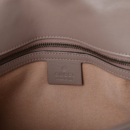 Gucci Calfskin Matelasse Small GG Marmont Shoulder Bag Porcelain Rose 6 of 8