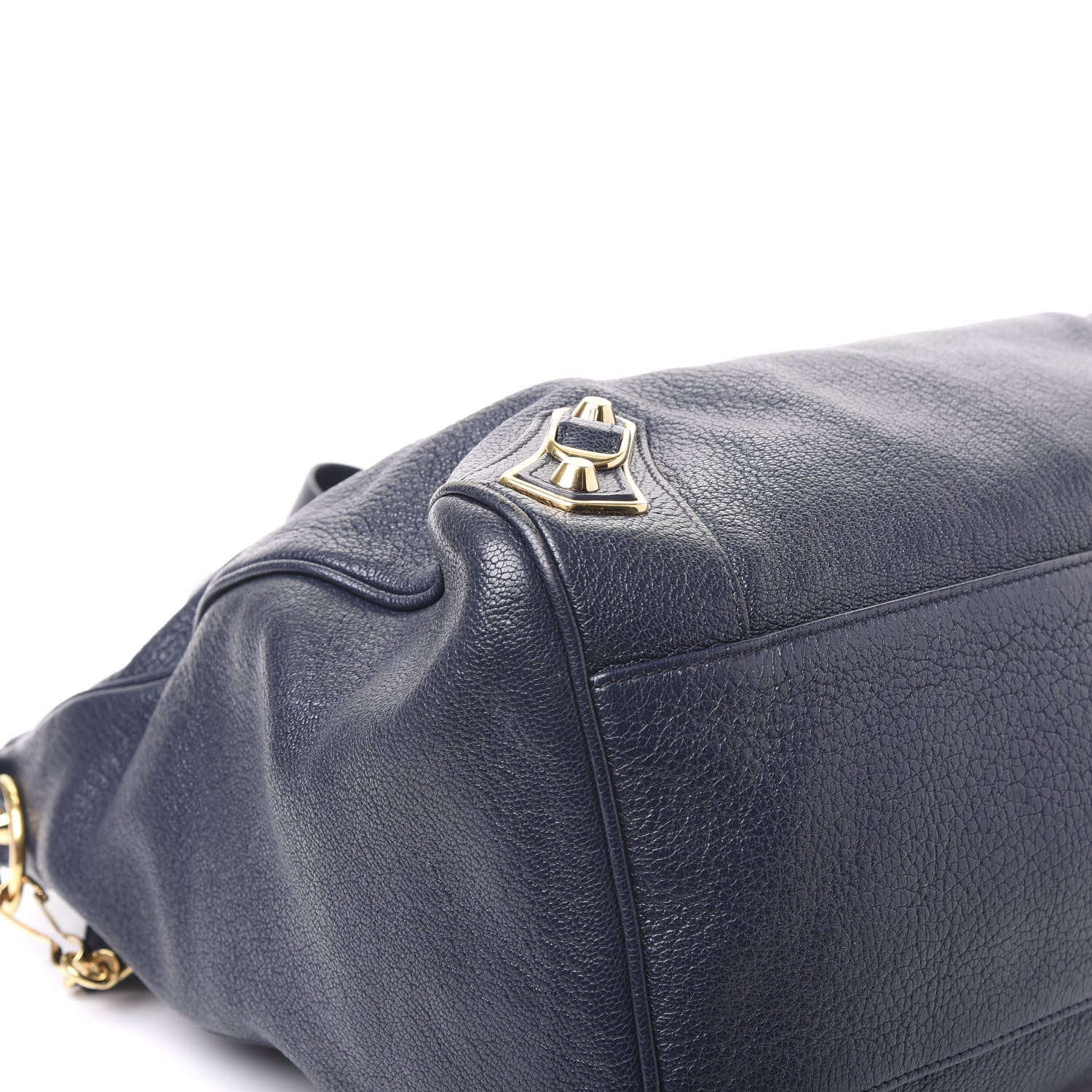 Balenciaga Chevre Gold Metallic Edge Hardware Velo Bleu Nuit Dark Sea 5 of 10