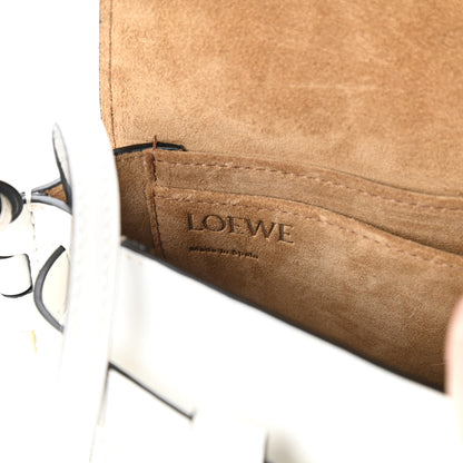 Loewe Calfskin Mini Fringe Gate Crossbody Bag White 8 of 10