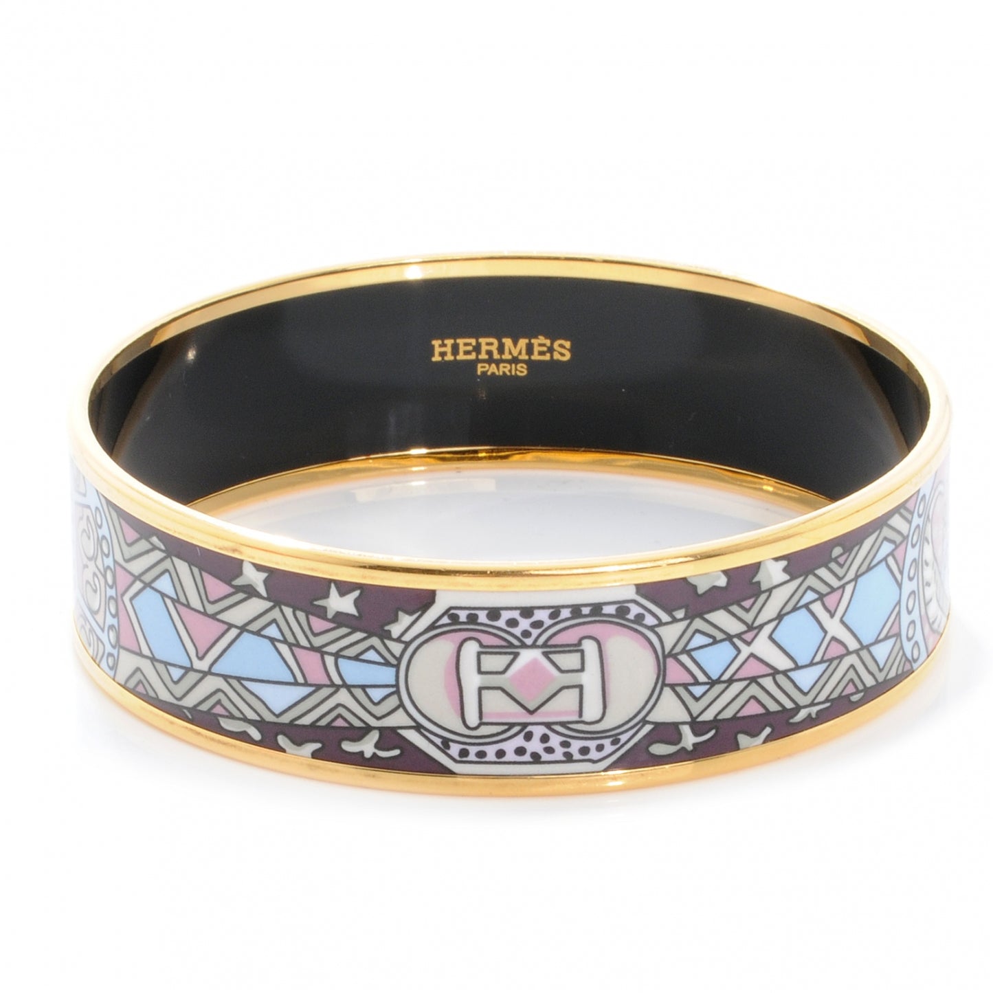 Enamel Printed Wide Bracelet 70