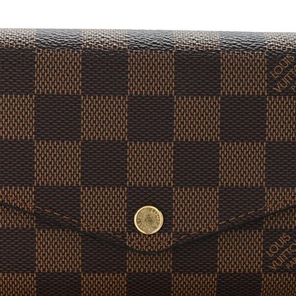 Louis Vuitton Damier Ebene Sarah Wallet NM 8 of 9