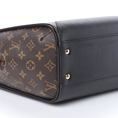 Louis Vuitton Calfskin Monogram Kimono Tote Black 7 of 9
