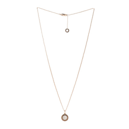 Bulgari 18K Rose Gold Mother of Pearl BVLGARI BVLGARI Pendant Necklace 3 of 5