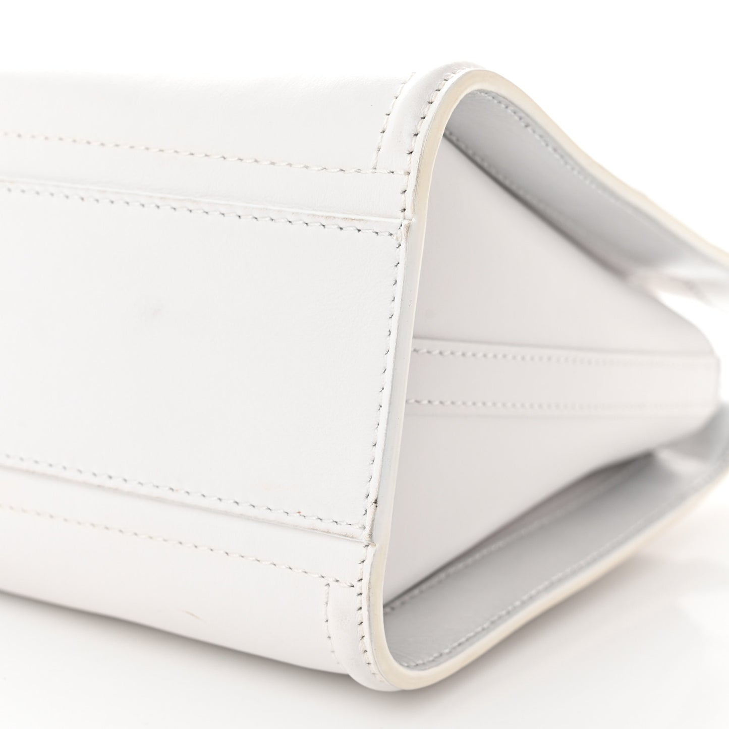 Calfskin The Short Story Shoulder Bag White