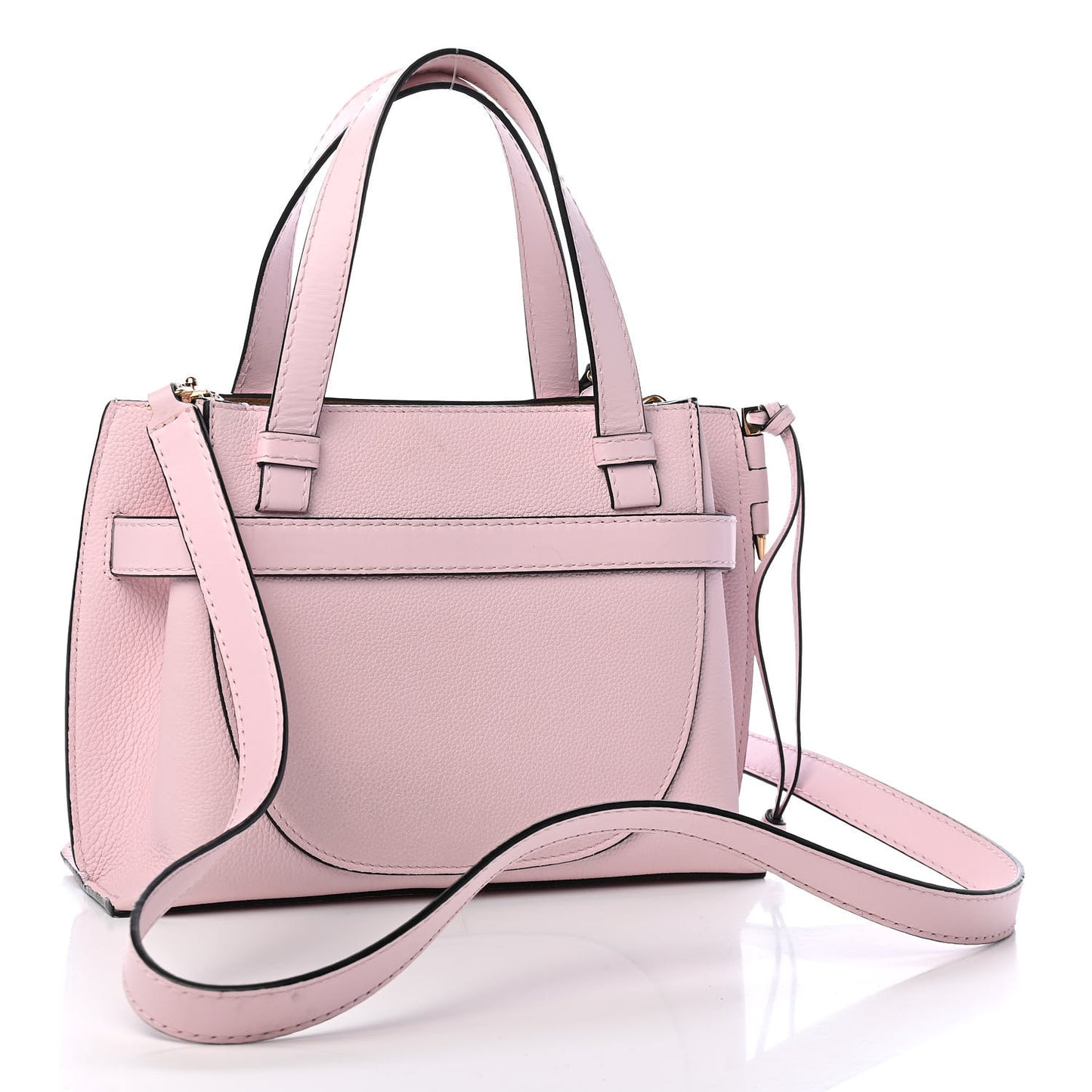 Calfskin Mini Gate Tote Icy Pink