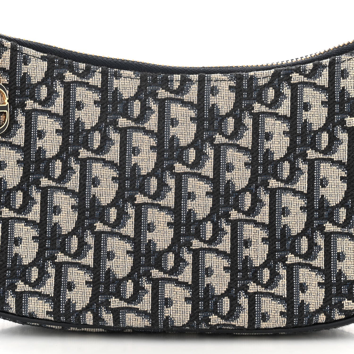 Christian Dior Oblique CD Lounge Bag Blue 8 of 11