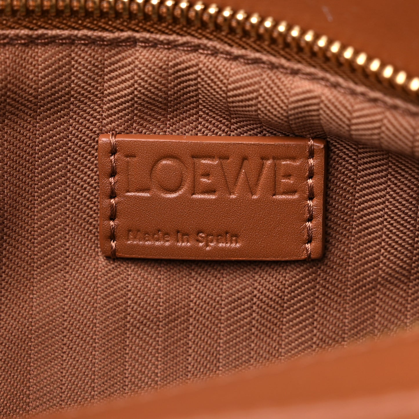 Satin Calfskin Small Puzzle Bag Pecan