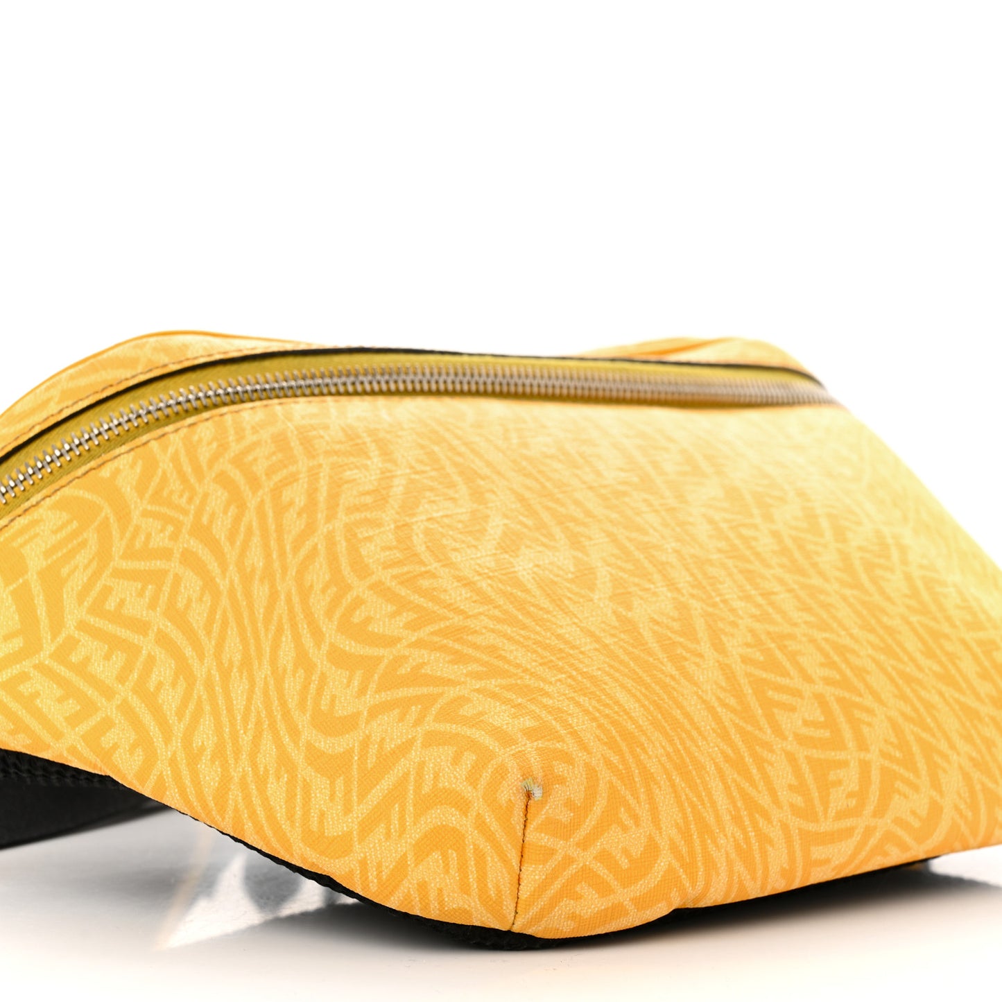 X SARAH COLEMAN Glazed Fabric Vitello Grace Light Micro FF Vertigo Belt Bag Mimosa