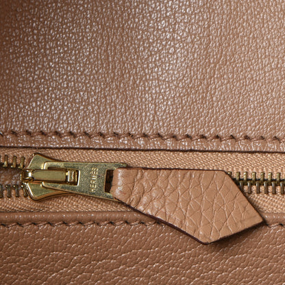 Hermes Taurillon Clemence Birkin 30 Camel Tabac 14 of 44