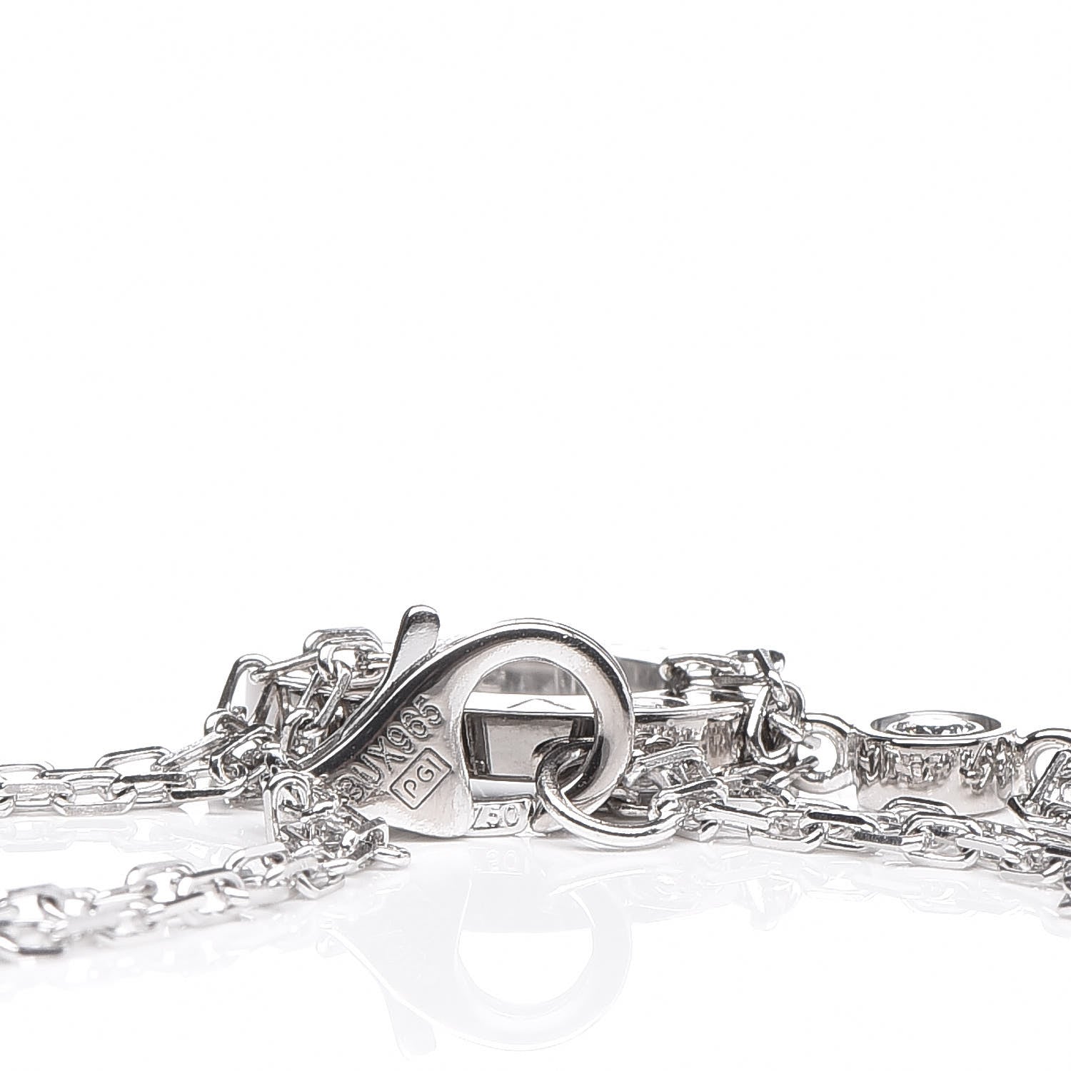 Cartier 18K White Gold Diamond LOVE Bracelet 5 of 6