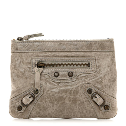 Balenciaga Agneau Classic Hardware M Porte-Monnaie Coin Purse Grey 1 of 6