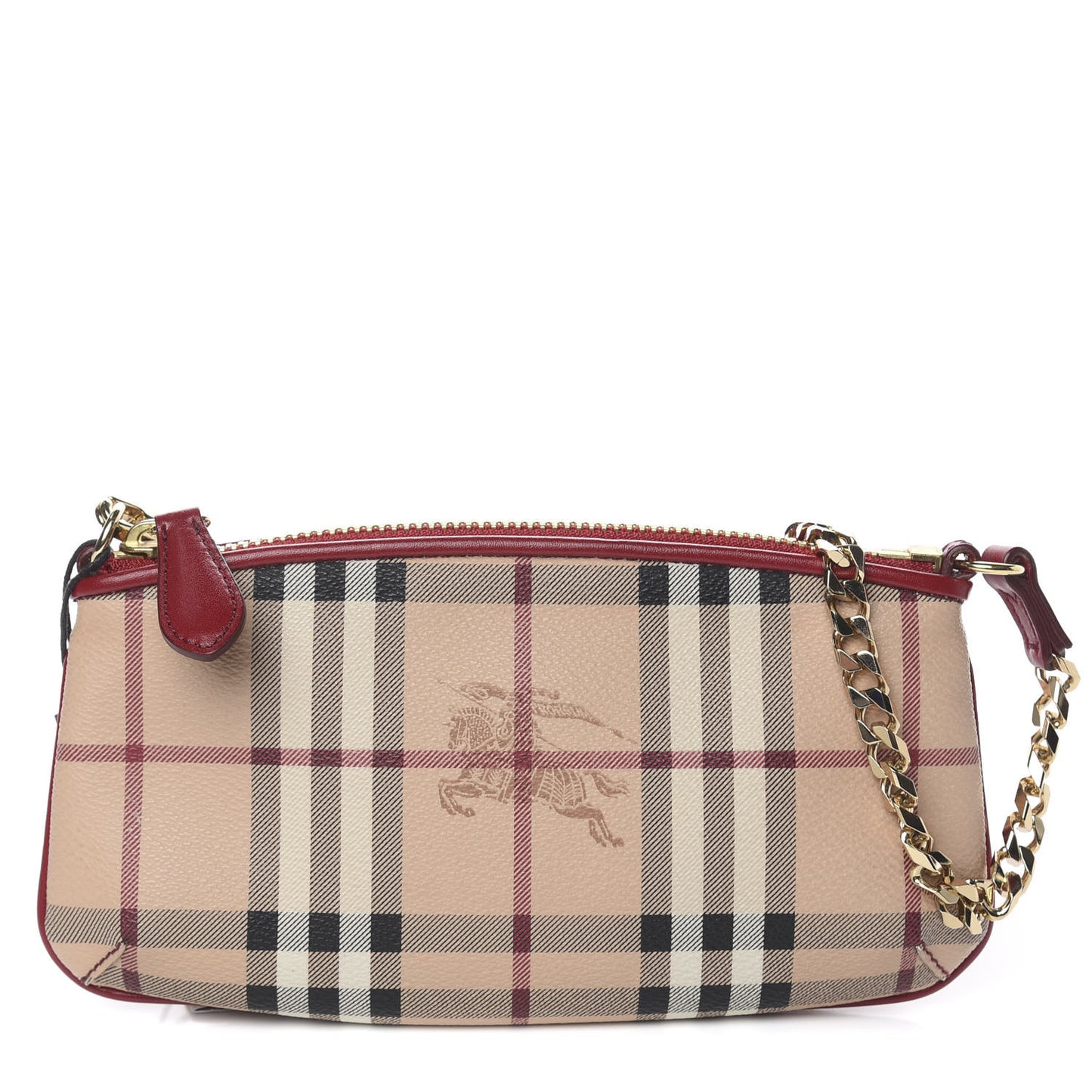 Haymarket Check Clara Pochette Military Red