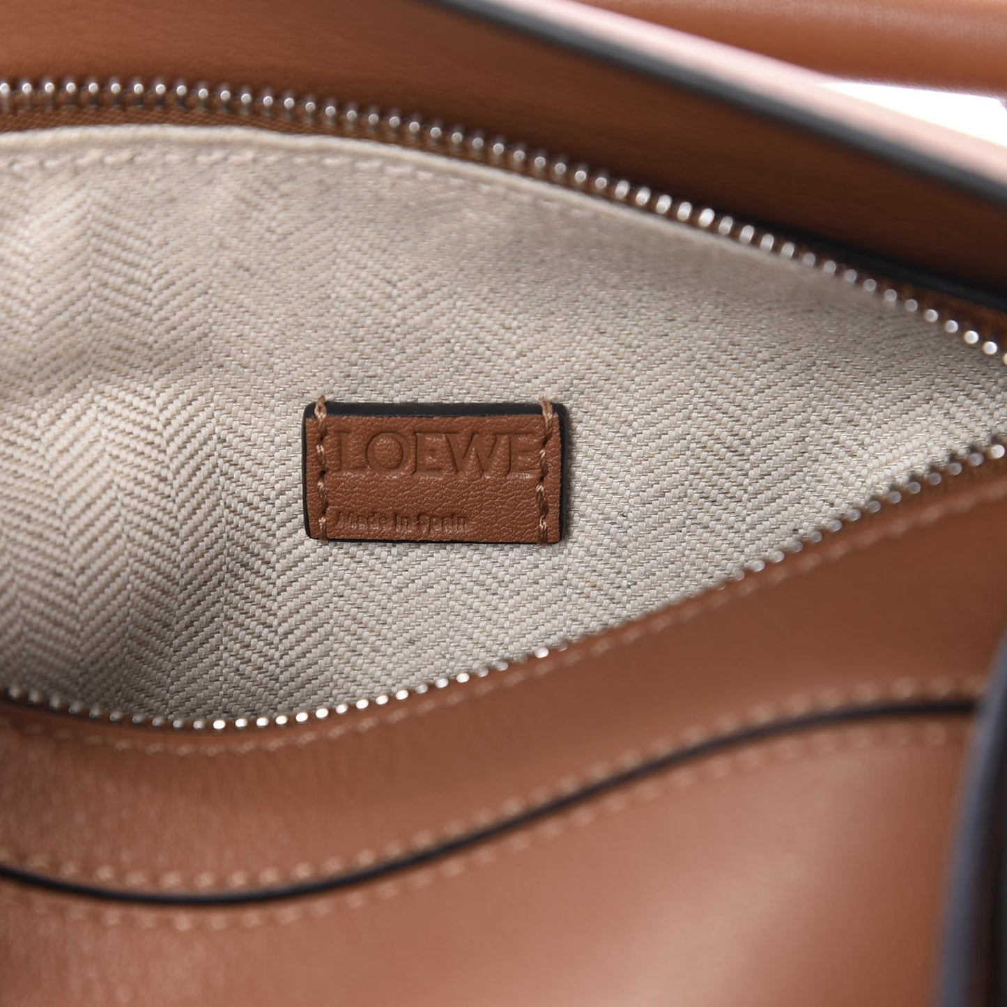 Calfskin Mini Puzzle Bag Tan