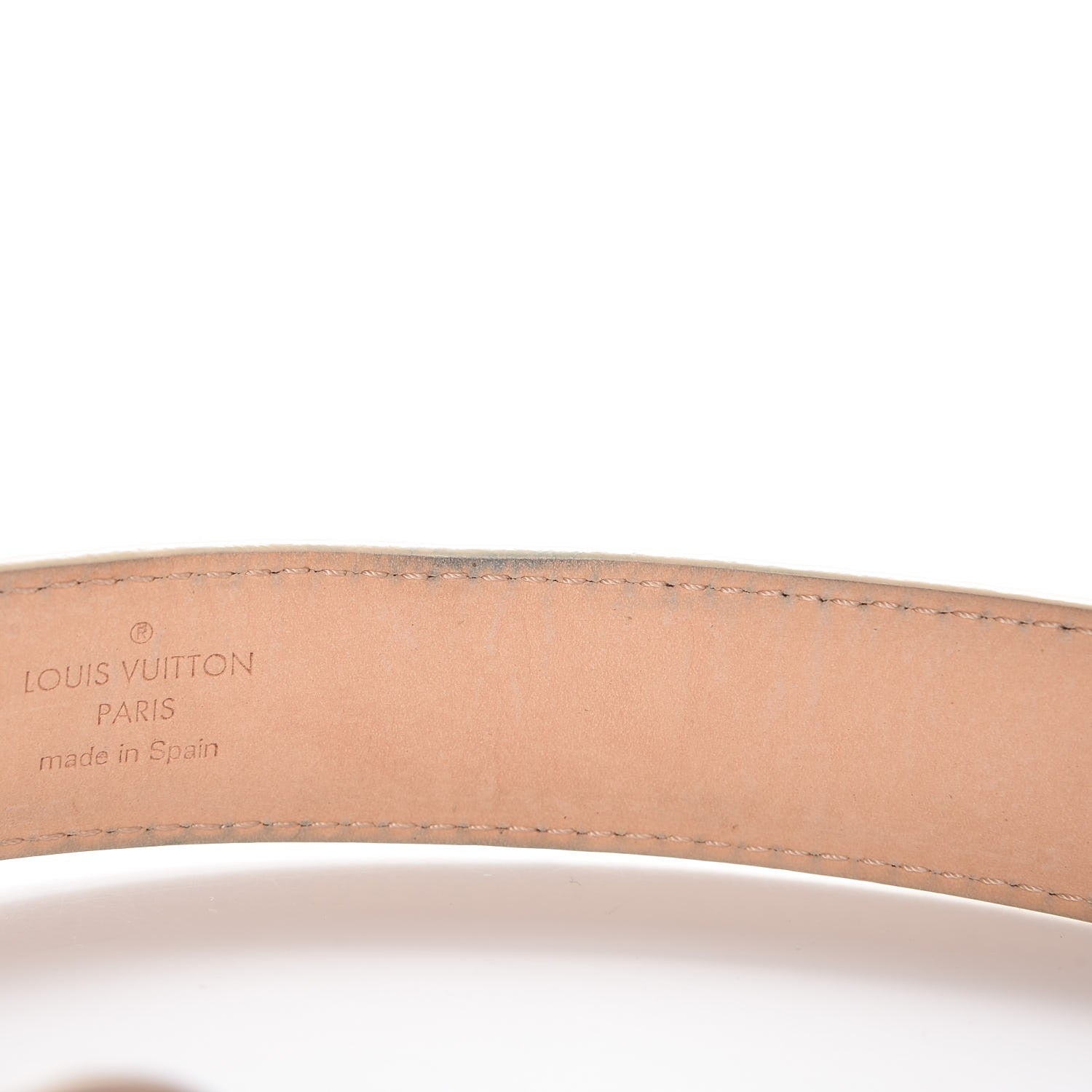 Louis Vuitton Damier Azur 30mm Tresor Belt 95 38 8 of 11