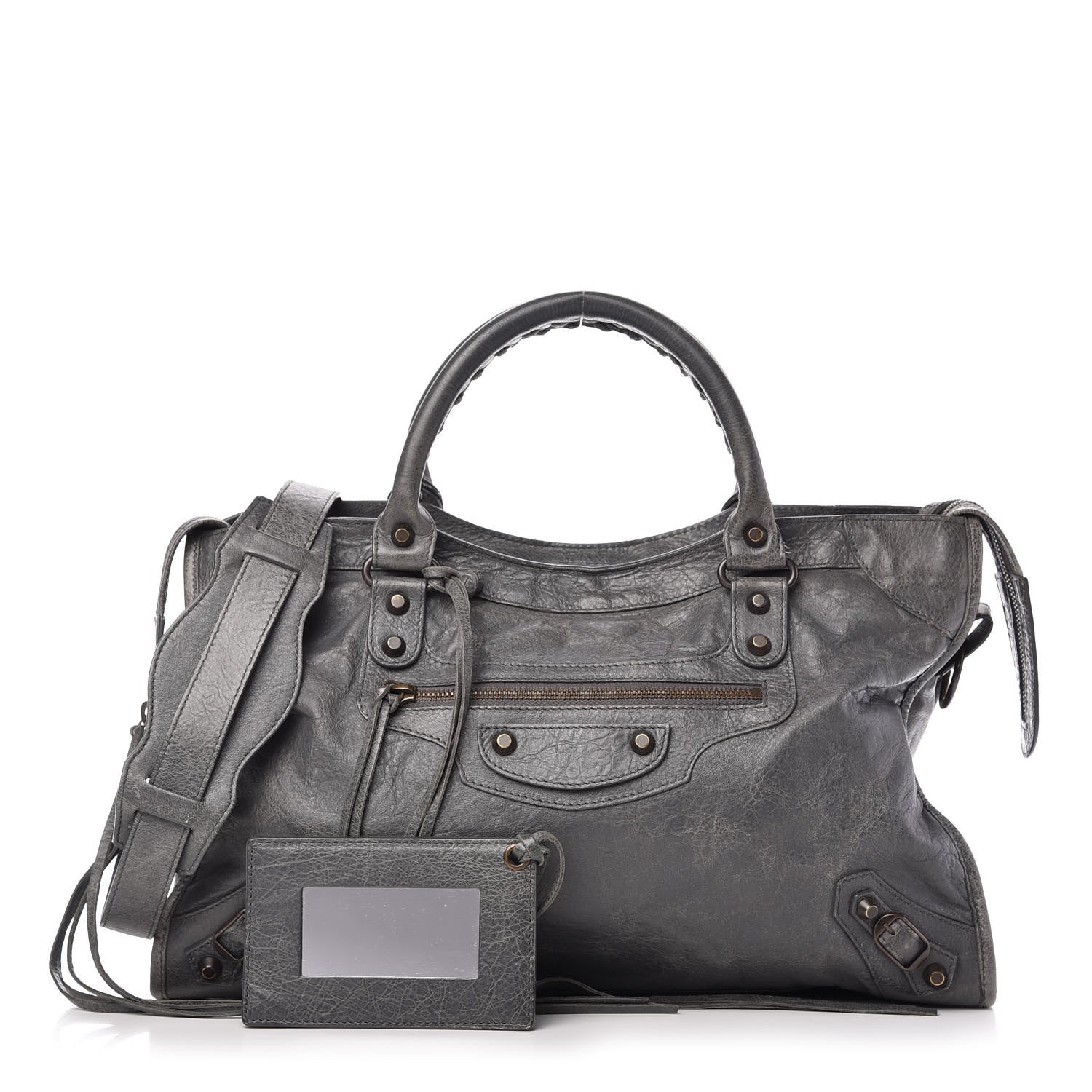 Balenciaga Agneau Classic Hardware City Tarmac 1 of 9